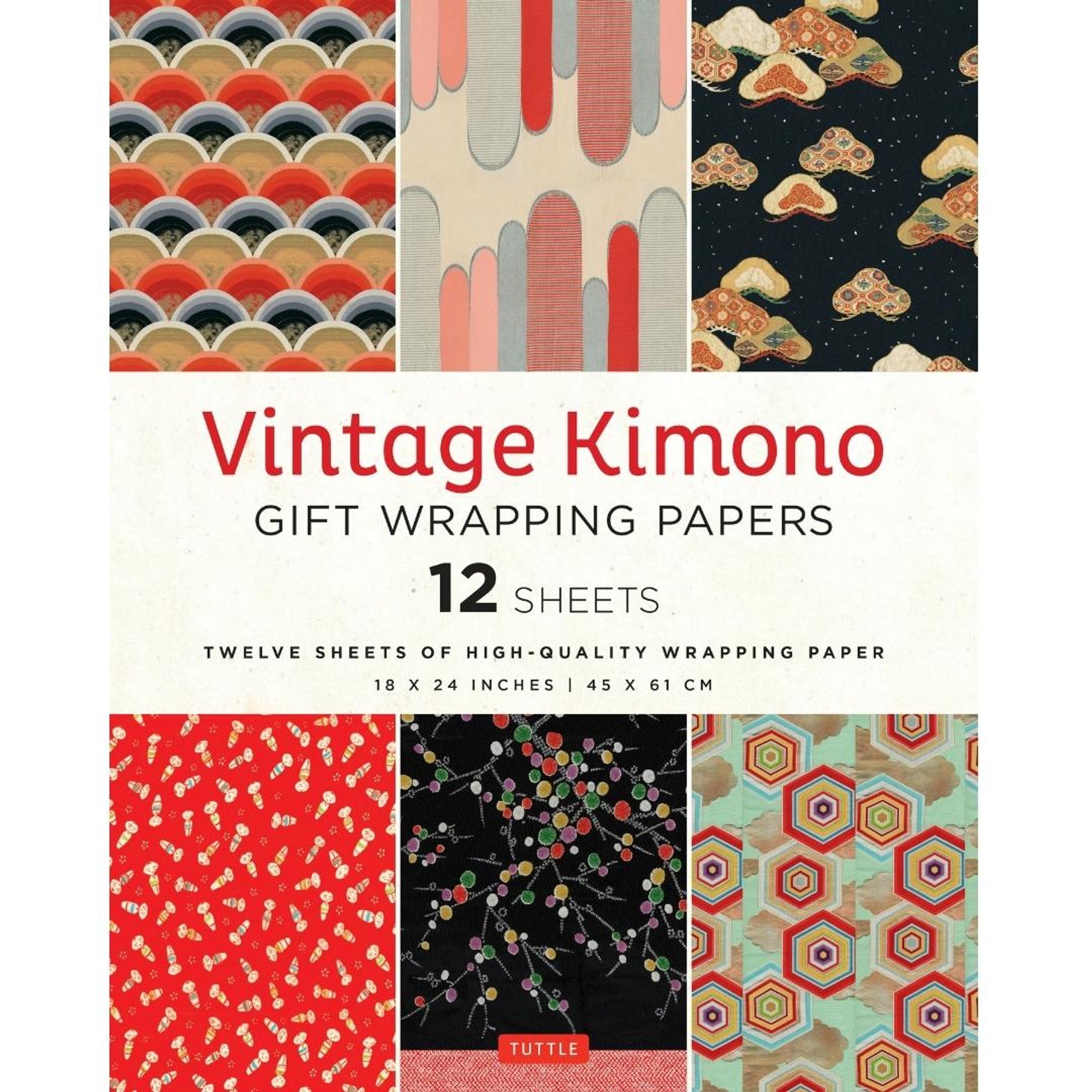 Vintage Kimono Gift Wrapping Paper
