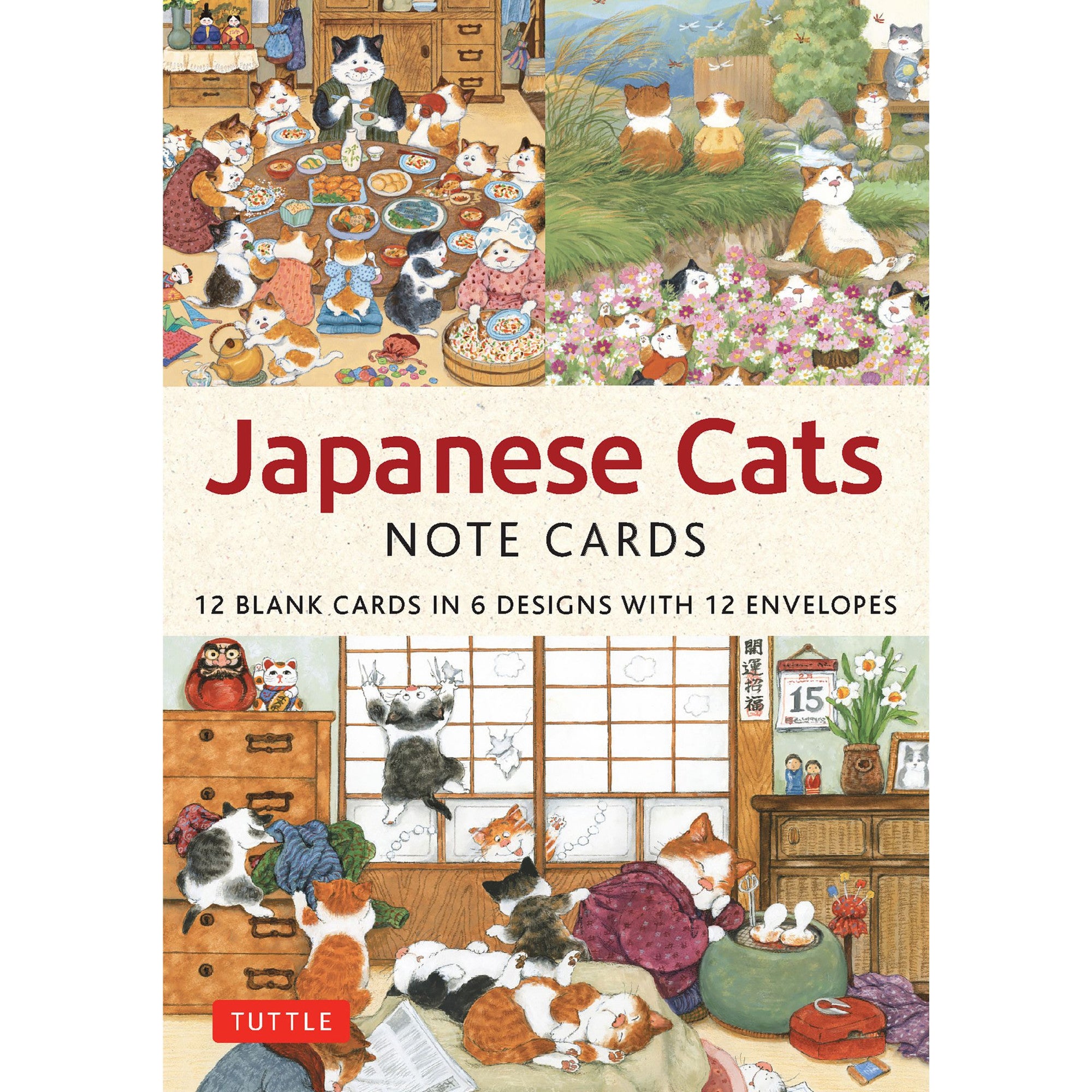 Japanese Cats Note Cards