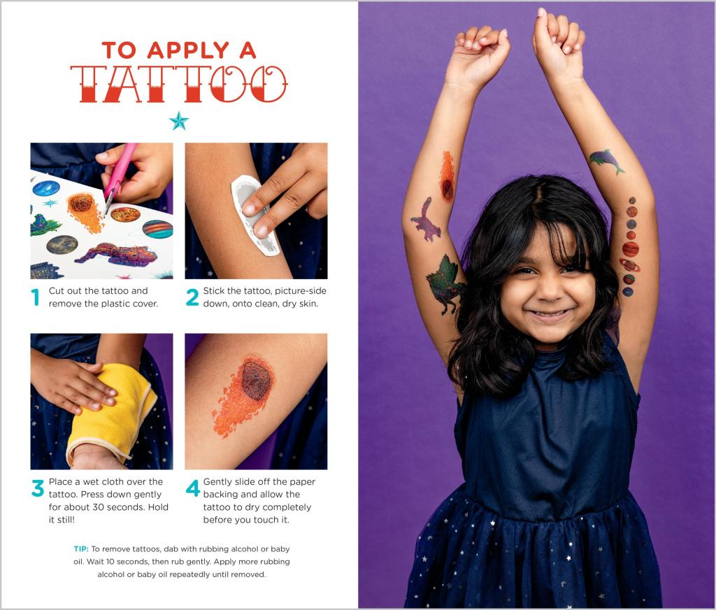 Cool, Cosmic Tattoo Stars and Planets