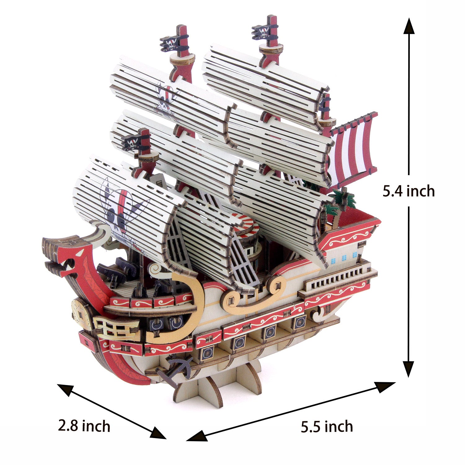 Ki-gu-mi One Piece Wooden Ship Model