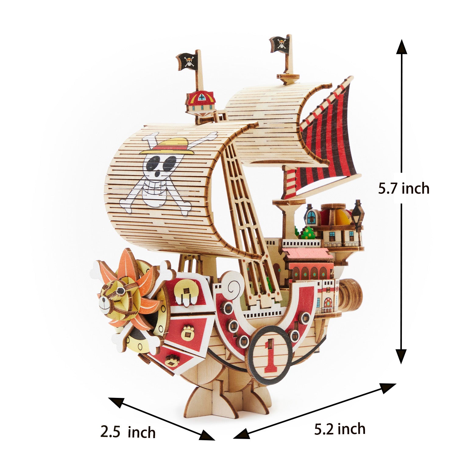 Ki-gu-mi One Piece Wooden Ship Model