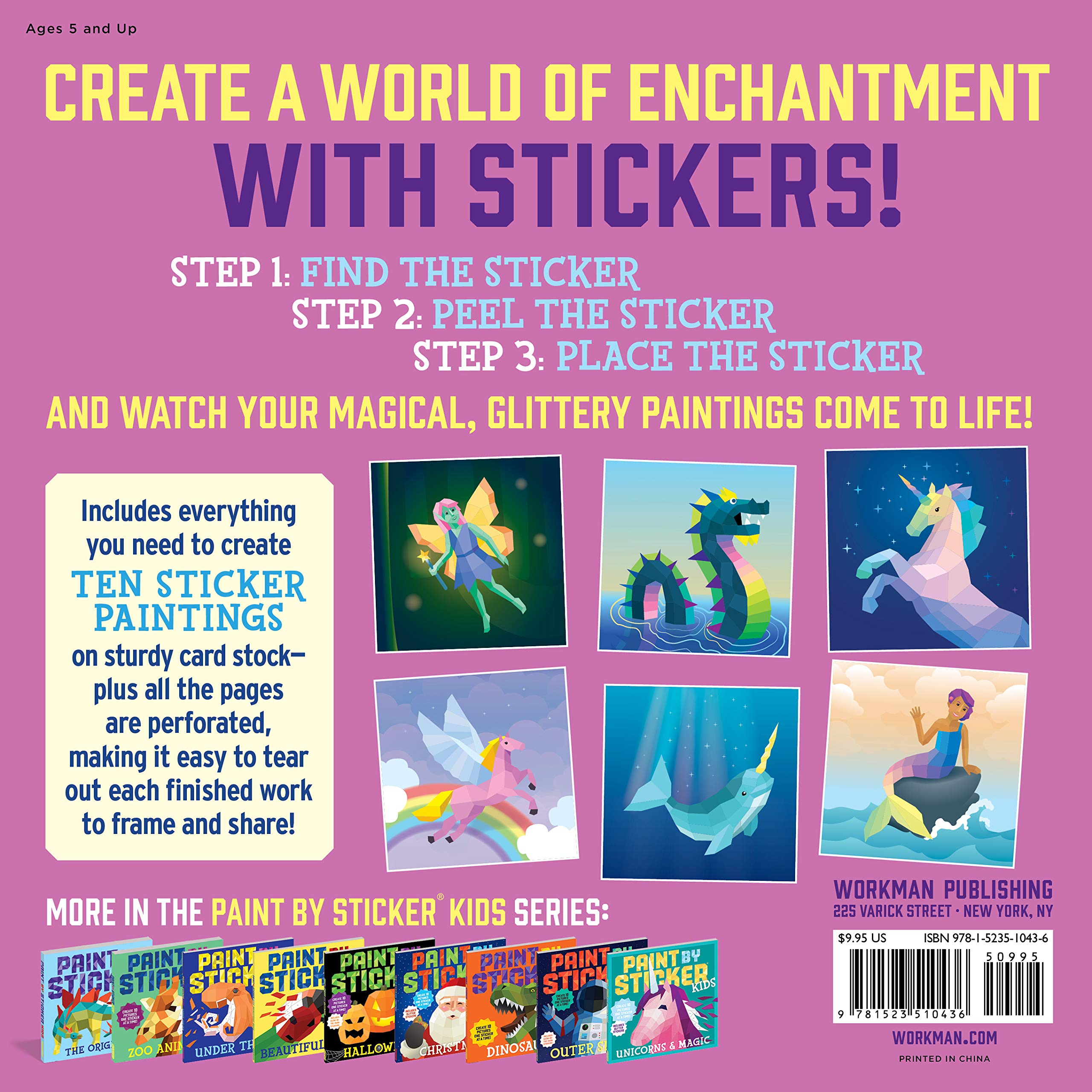 Paint by Sticker Kids - Mermaids & Magic