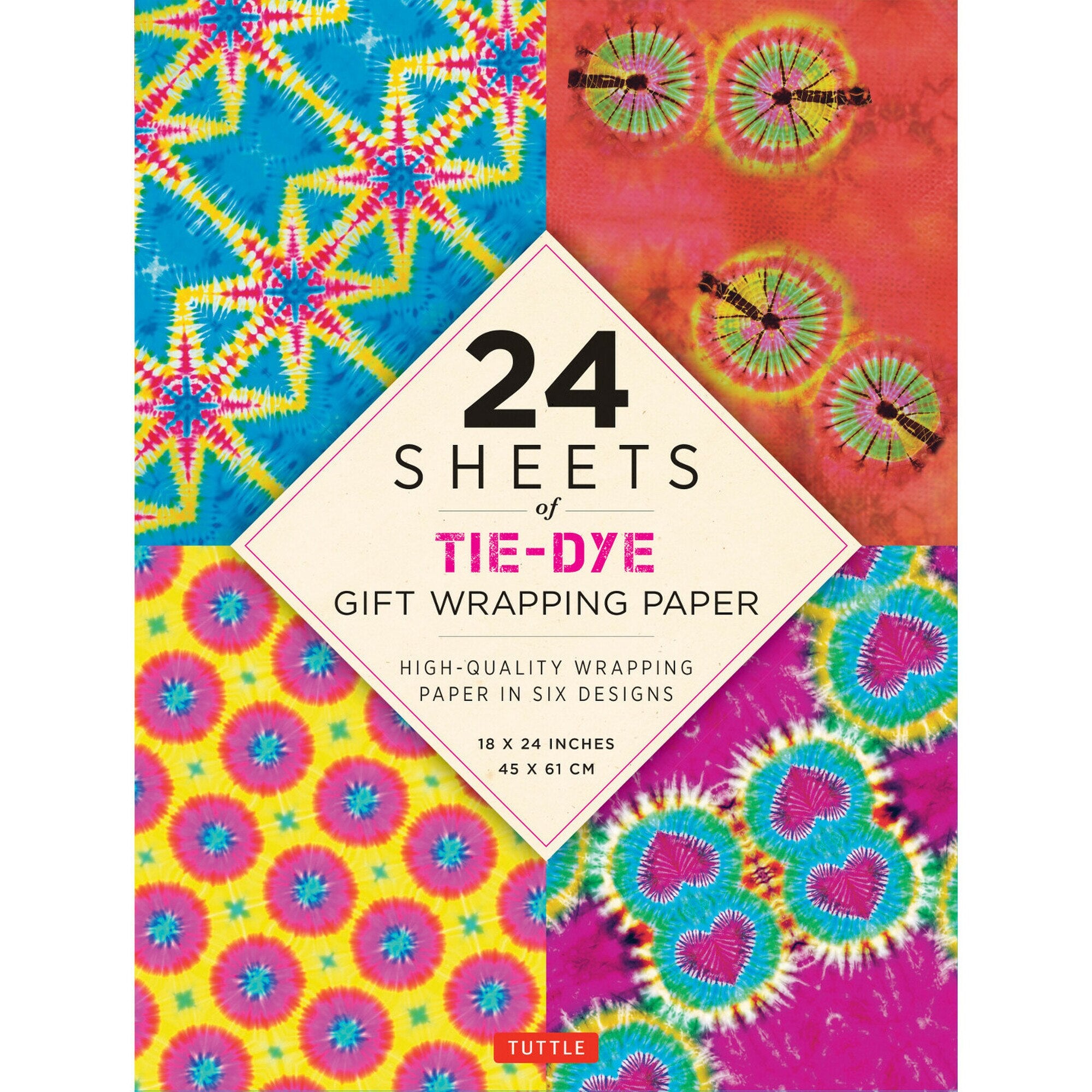 Tie-Dye Gift Wrapping Paper