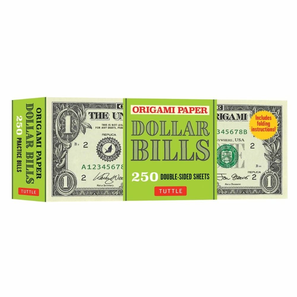 toy money dollar tree Origami Paper: Dollar Bills: Origami Paper; 250 Double-Sided Sheets Kirschenbaum
