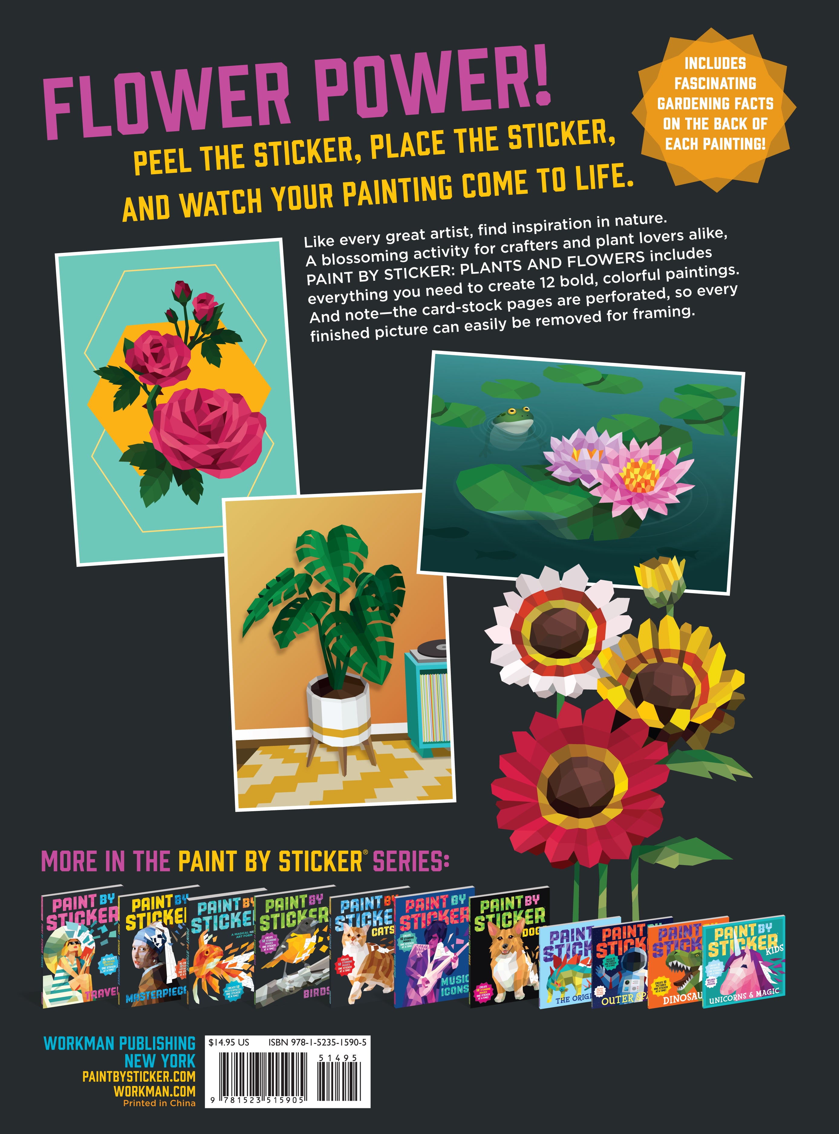 Paint By Sticker - Plants and Flowers