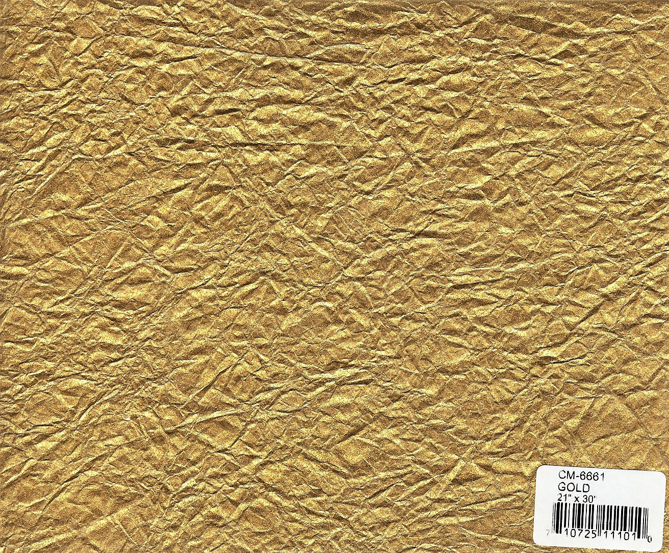 Crinkled Metallic Paper