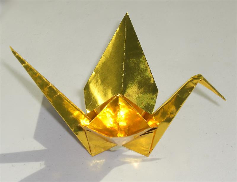 Gold Foil Origami Paper