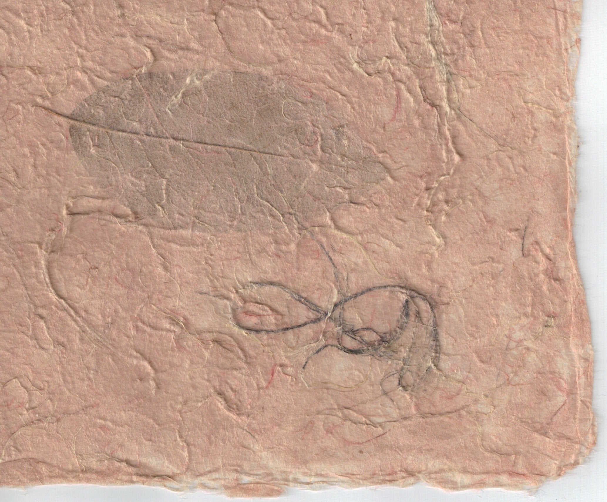 Handmade Paper - Fawn with Leaves