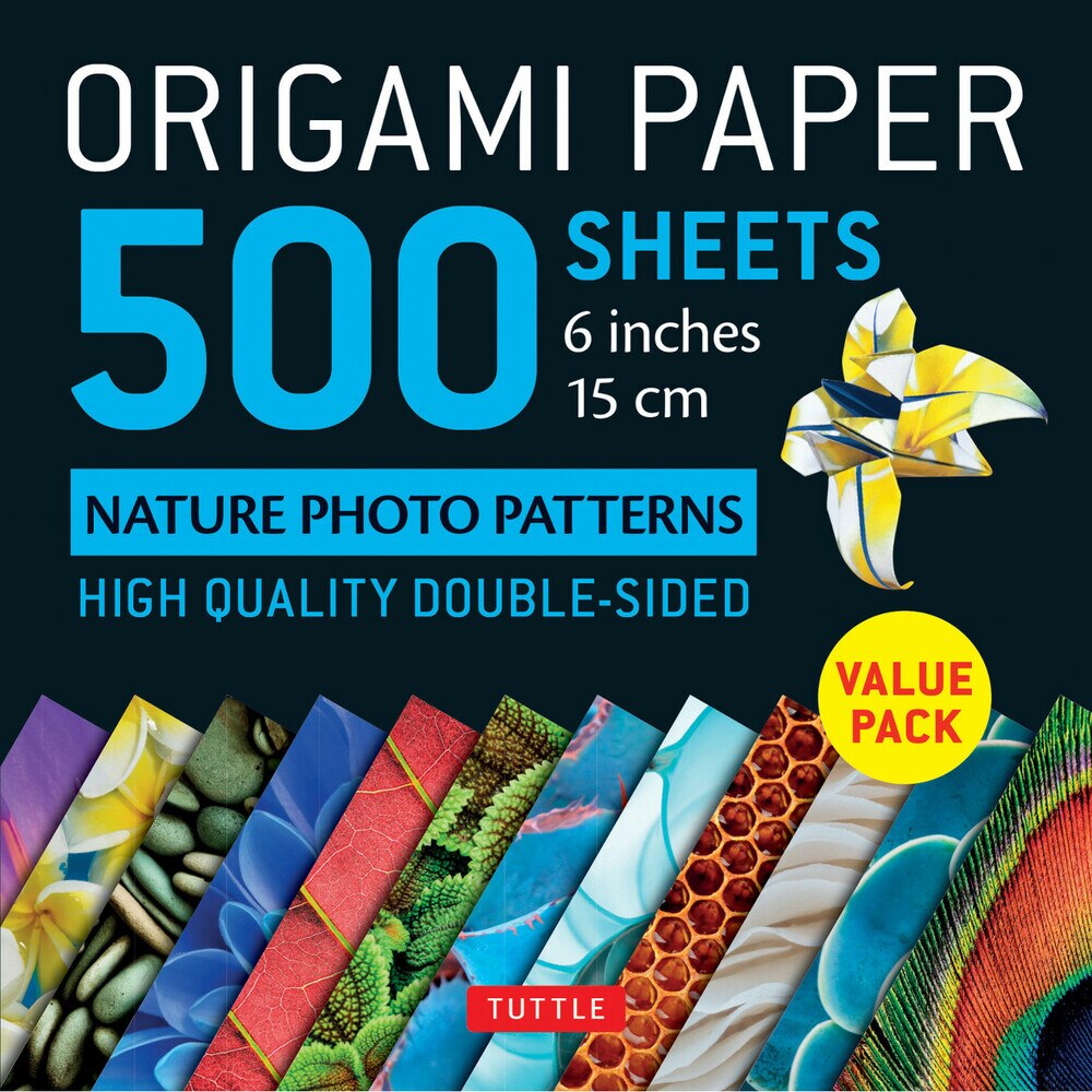 500 Sheets Nature Patterns Origami Paper