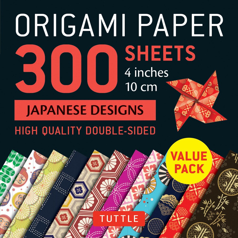 300 Sheets Japanese Designs Patterns Origami Paper