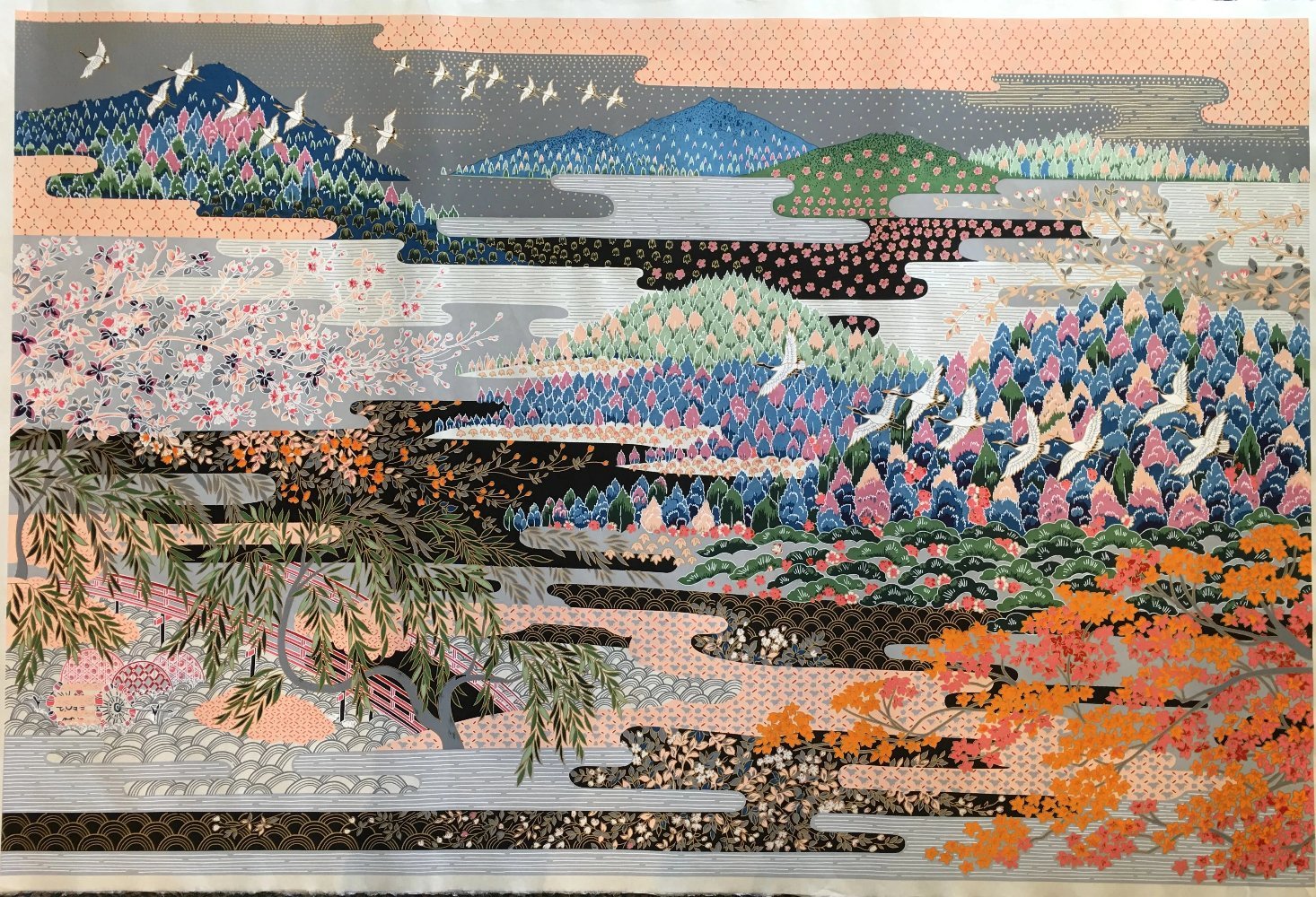 Kacho (Flower/Bird) Print