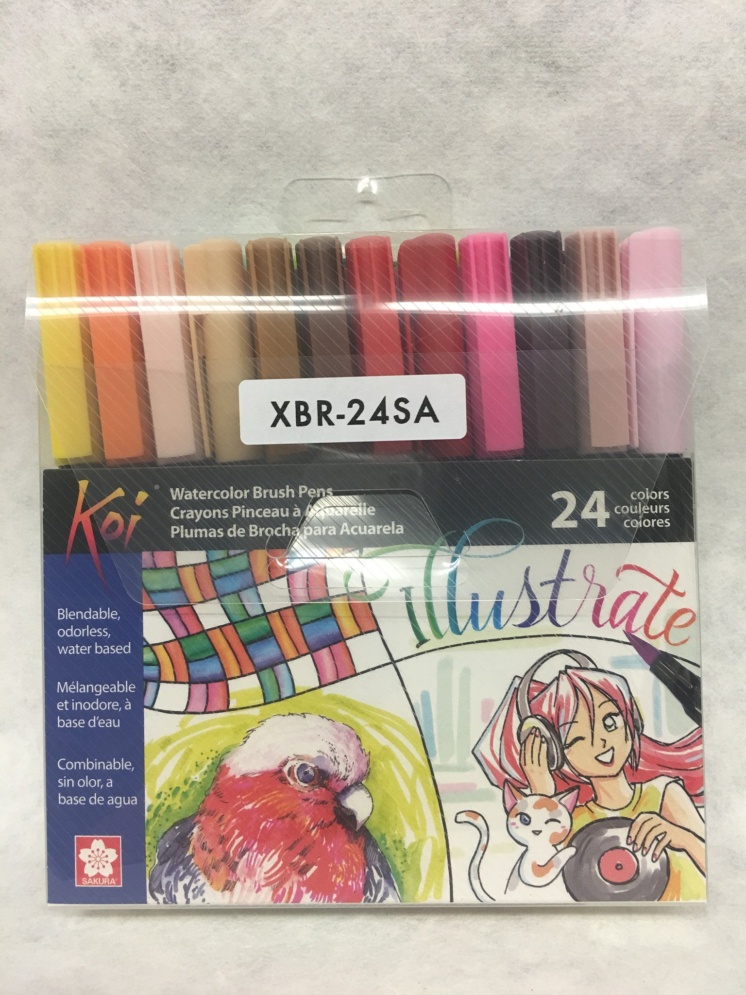 Koi Coloring Brush, Set of 12