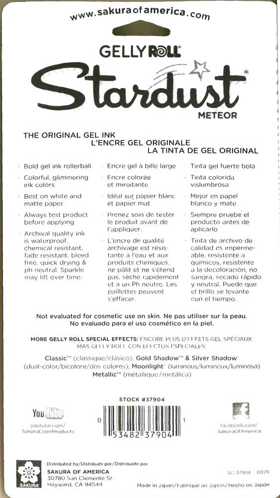 GellyRoll Stardust Meteor Pack