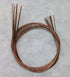 Mizuhiki - Brown Stripe on Gold Foil