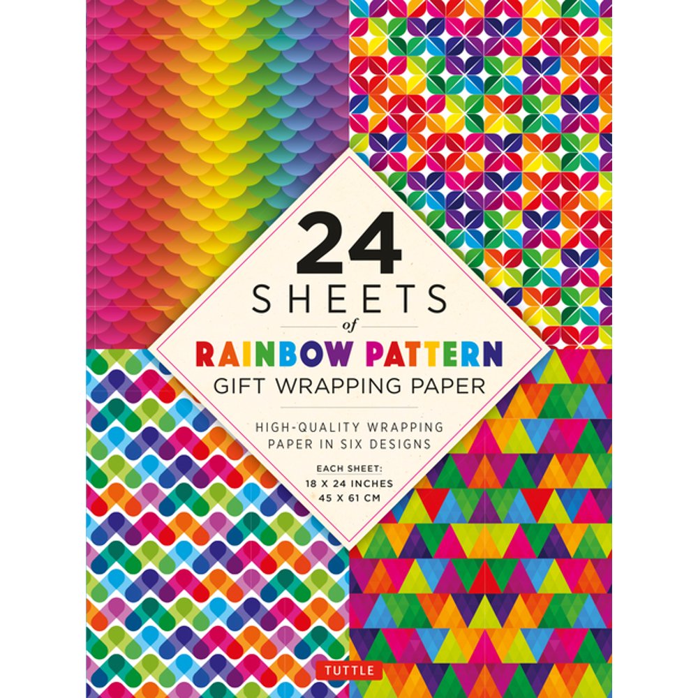 Rainbow Patterns Gift Wrapping Paper