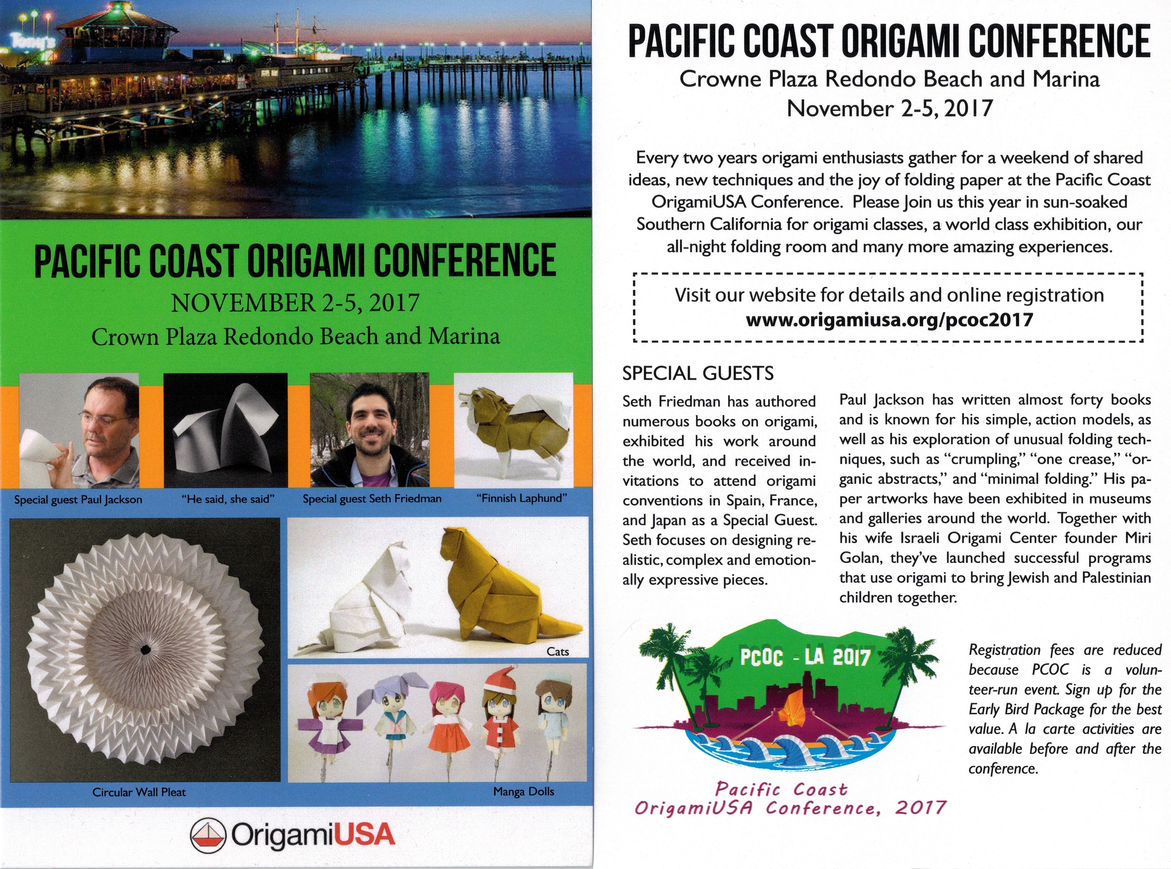 Pacific Coast Origami Conference 2017