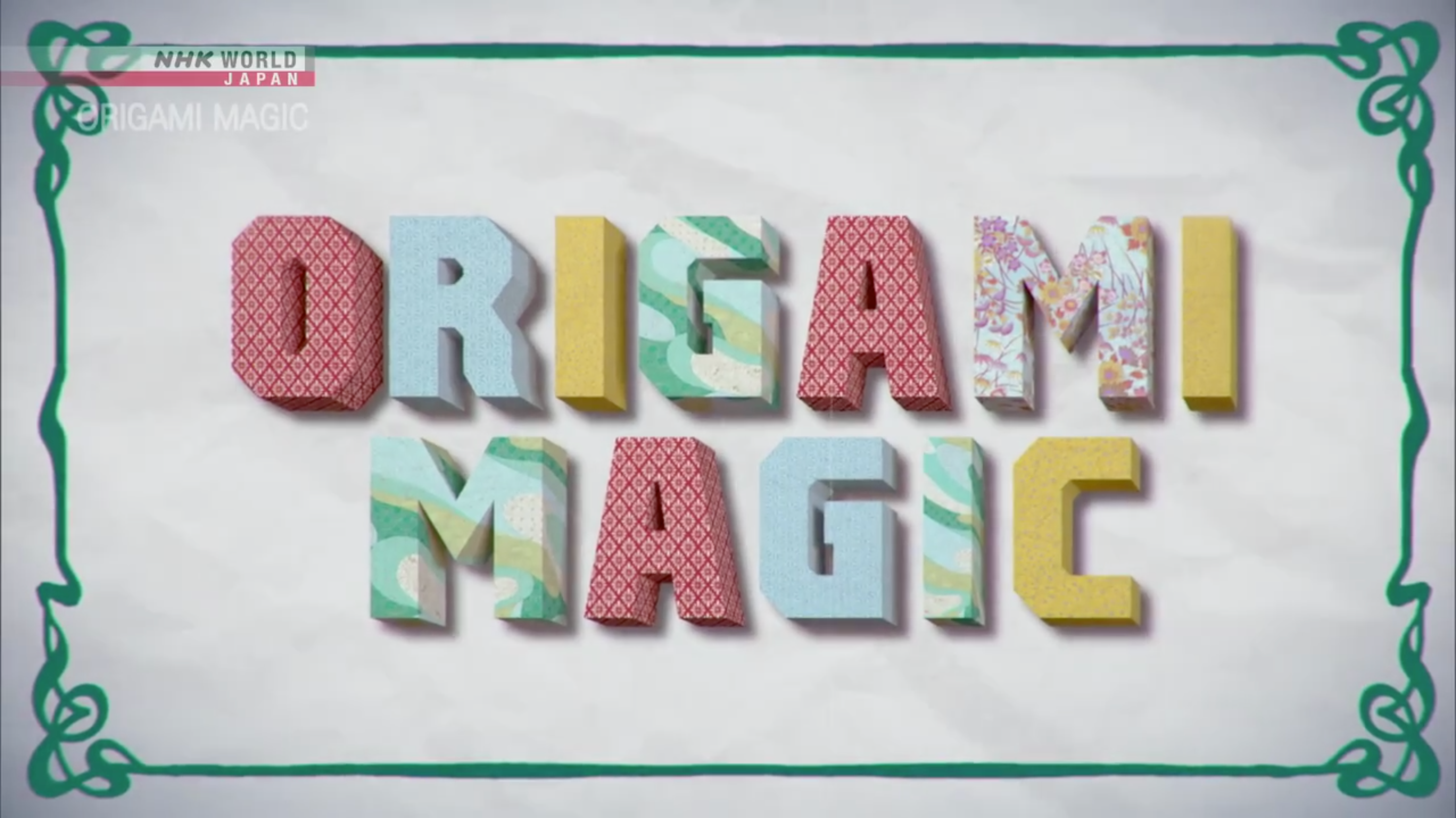 "Origami Magic" Segment on NHK Japan