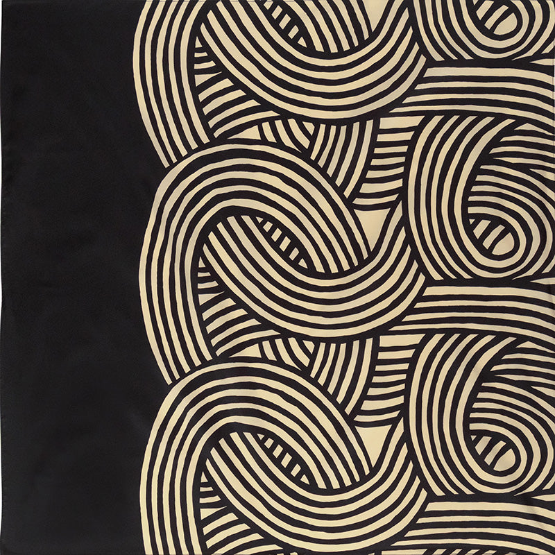 Aquadrop Water-repellent Furoshiki (100 cm) - Reversible Isa Monyo Knot