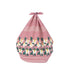 Aquadrop Water-repellent Furoshiki (70 cm) - Four Leaves And Doku-Dami Pink