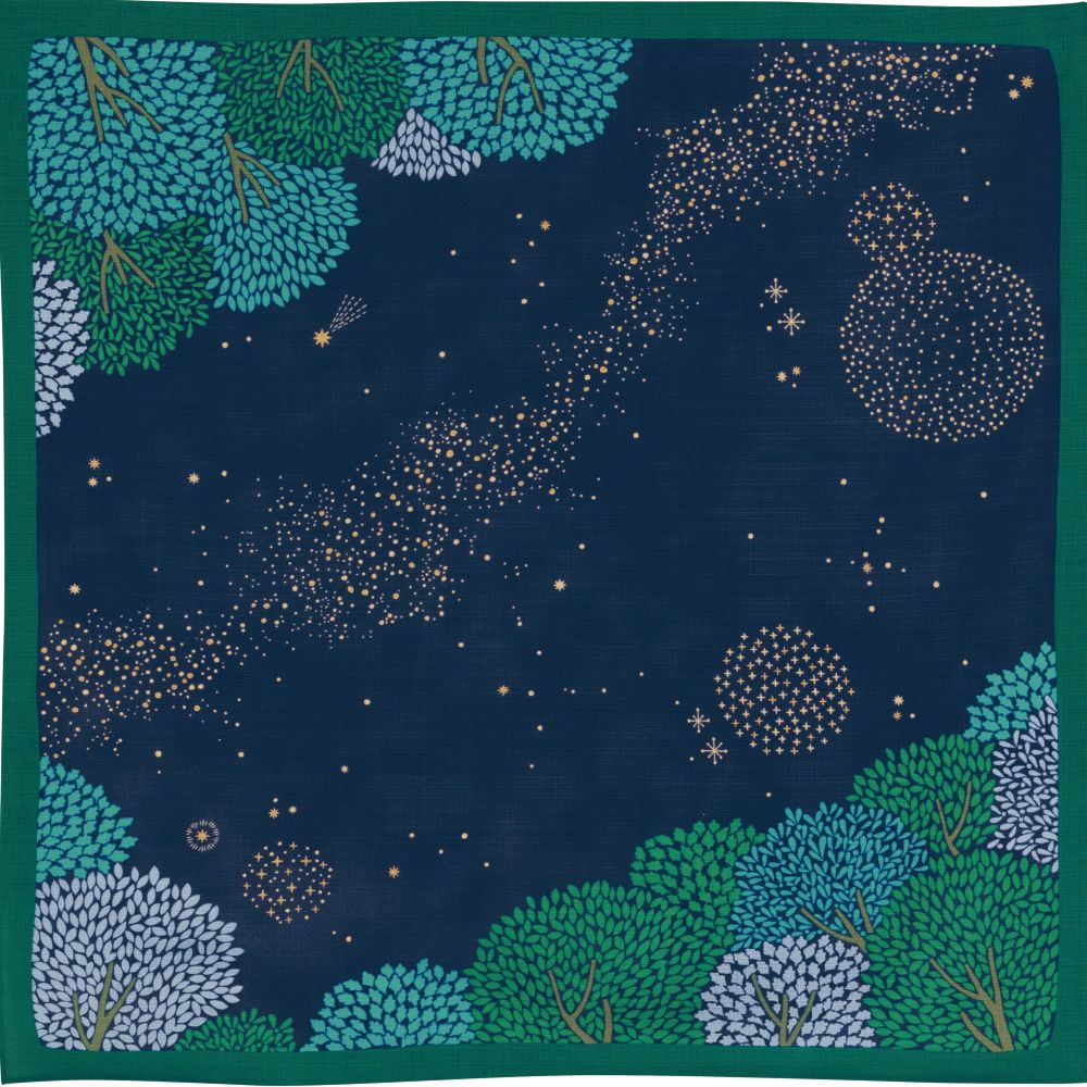 Organic Cotton Furoshiki (70 cm) - Adeline Klam | Star Forest