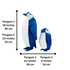 3D Papercraft Standing Art Kit - Penguins