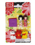 Maneki & Kokeshi Eraser Set