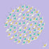 Organic Cotton Furoshiki (50 cm) - Lavendar Crane
