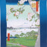 Cotton Furoshiki (70 cm) - Ukiyo-e | Suijin Shrine and Massaki on the Sumidagawa River Navy Blue