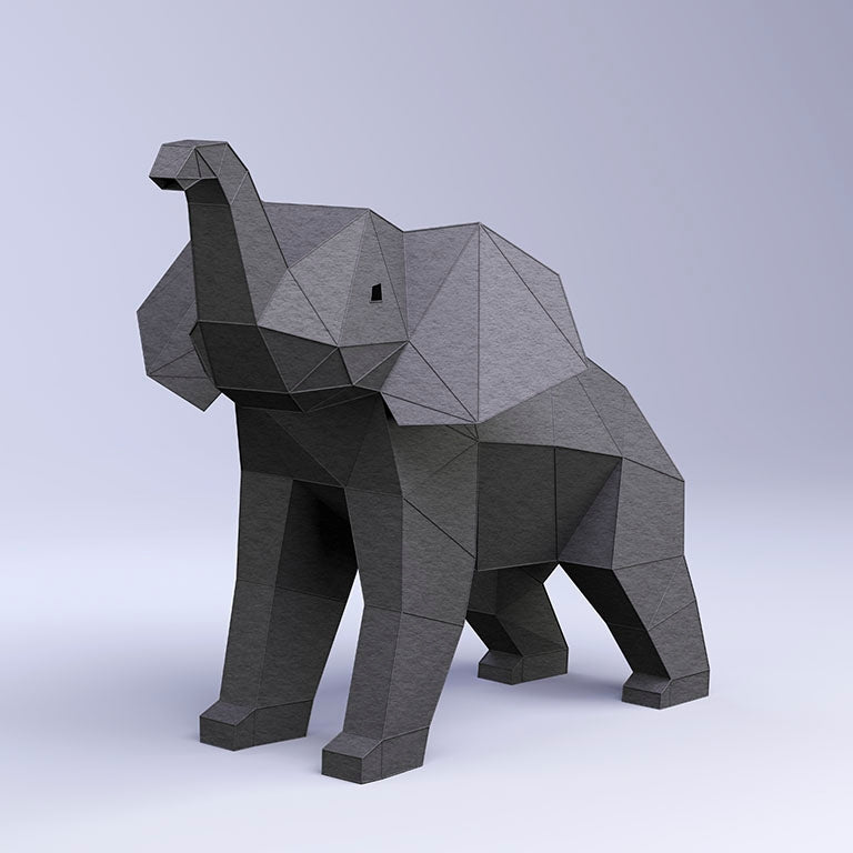 3D Papercraft Kit - Elephant