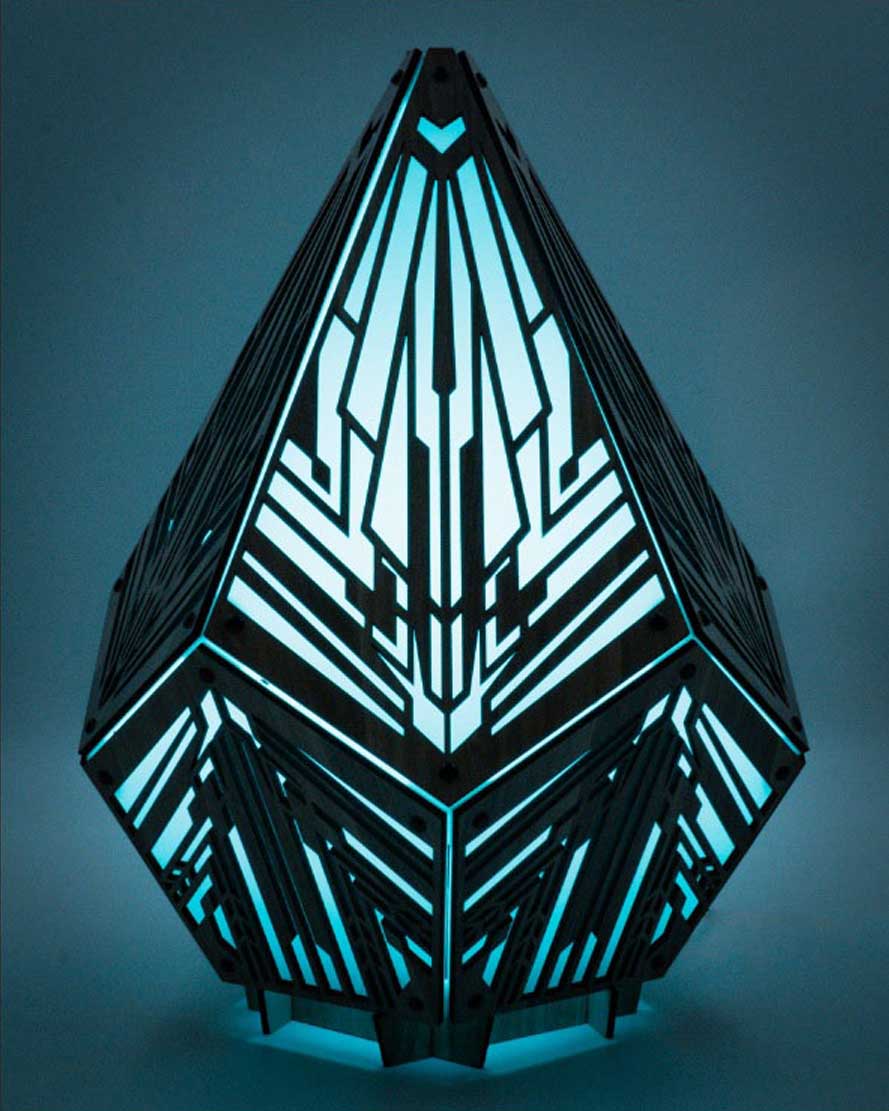 Sinar Futura 3D Papercraft Lamp