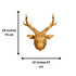 3D Papercraft Wall Art Kit - Gold Deer Head