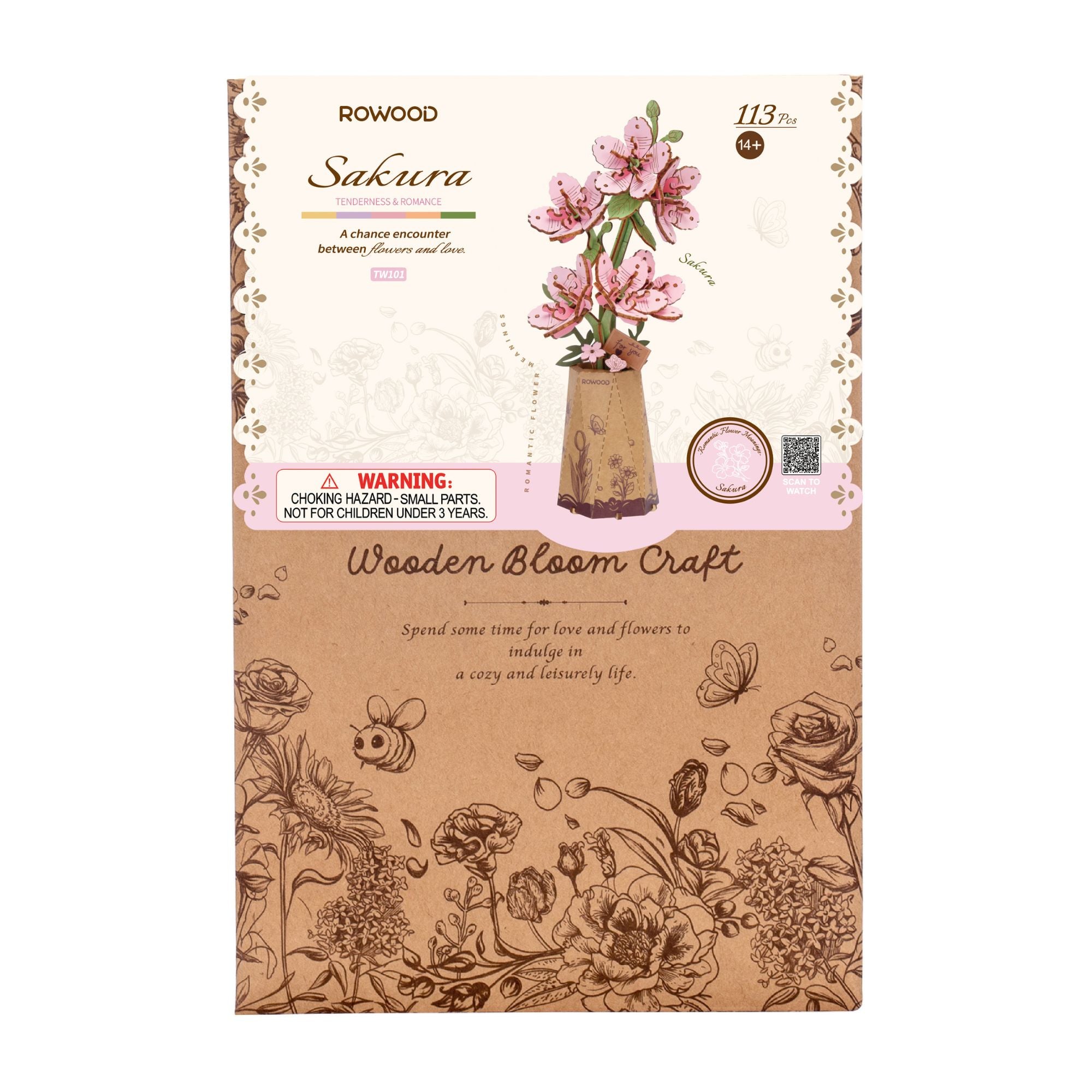 Sakura 3D Wooden Puzzle