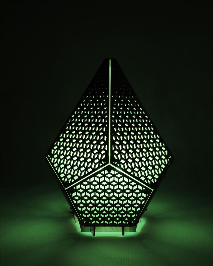 Sinar Tessellate 3D Papercraft Table Lamp