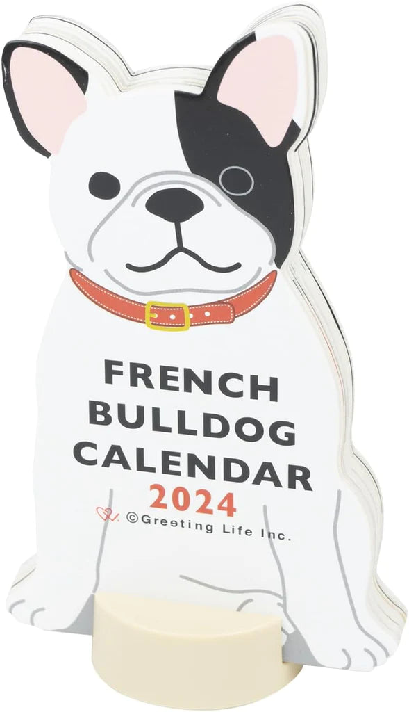 Diecut Calendar - French Bulldog
