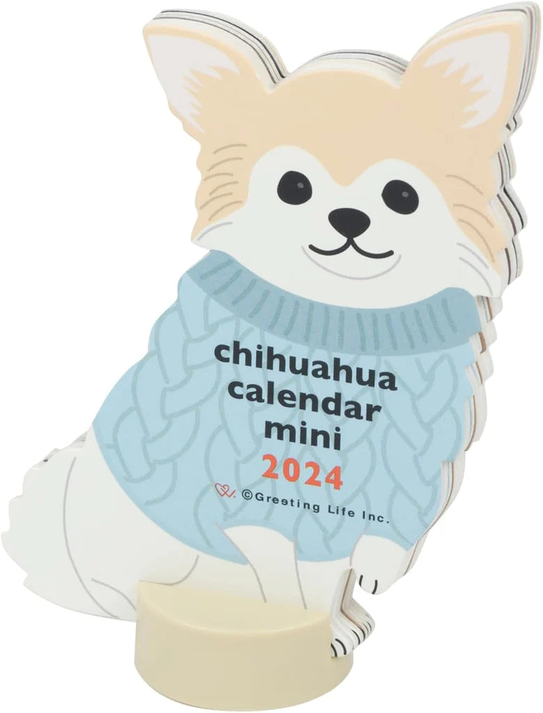 Mini Diecut Calendar - Chihuahua