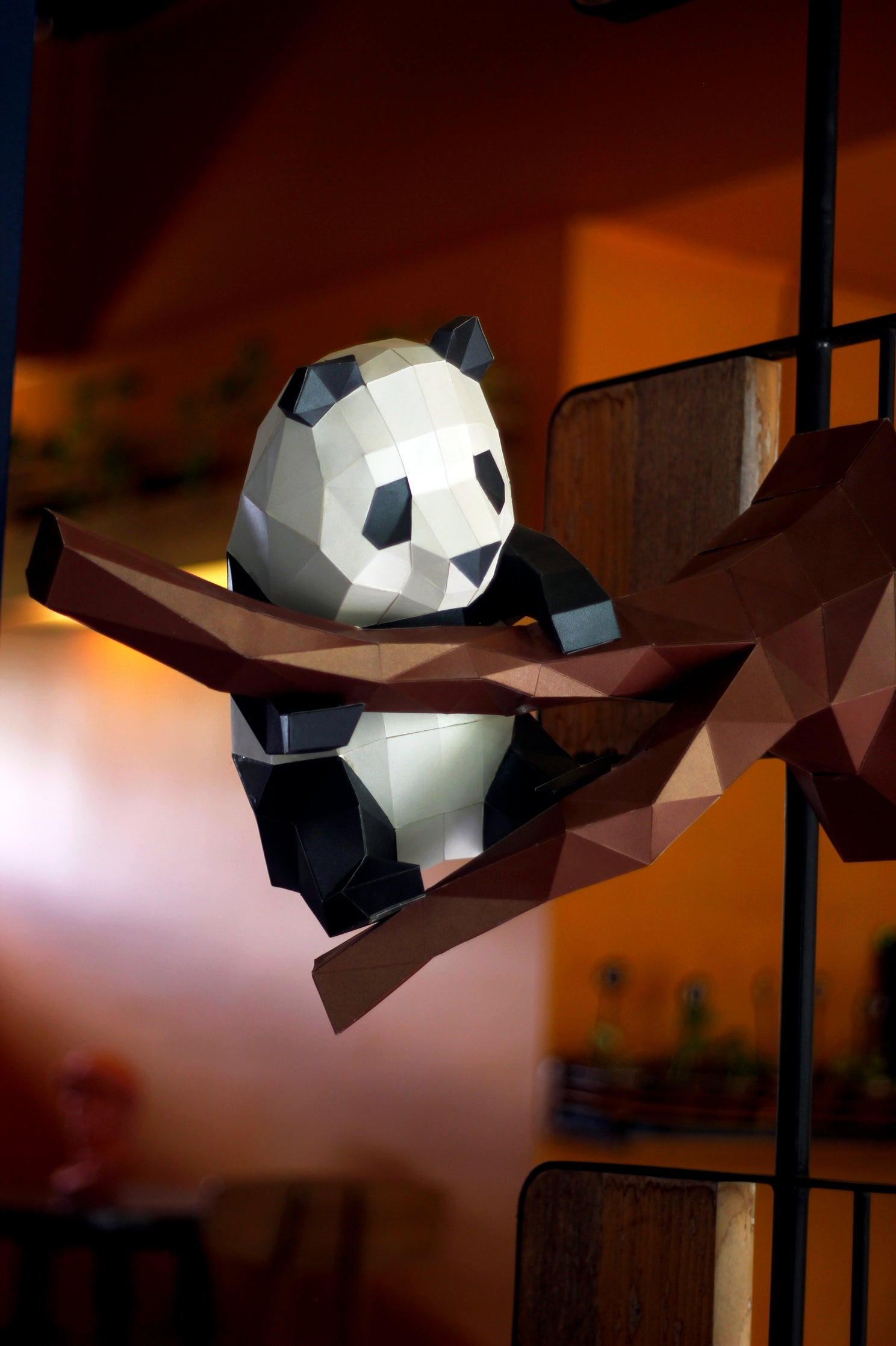 3D Papercraft Wall Art Kit - Panda