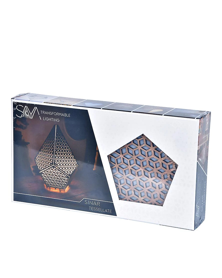 Sinar Tessellate 3D Papercraft Table Lamp