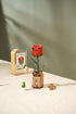 Red Rose 3D Wooden Puzzle