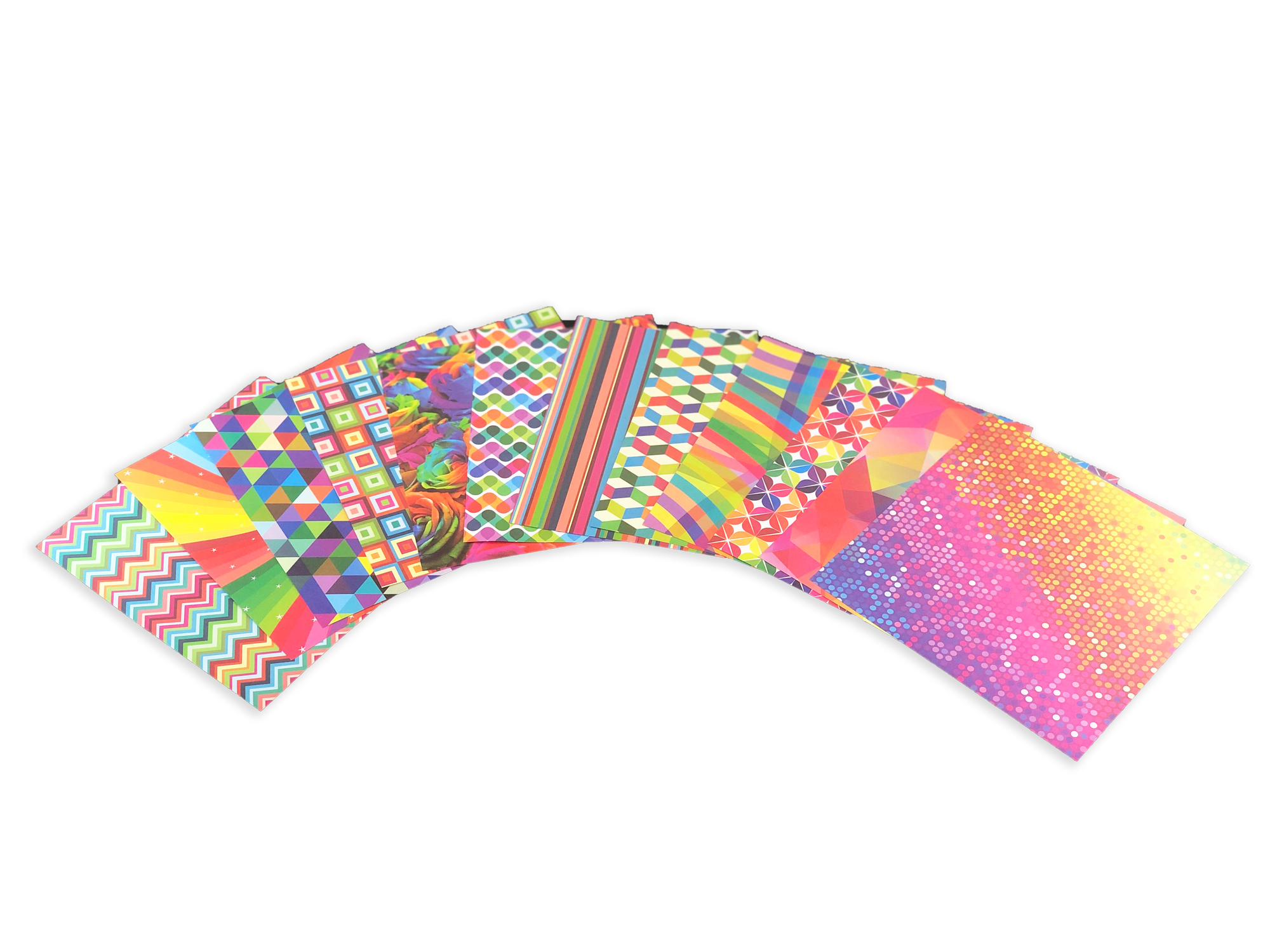 500 Sheets Rainbow Patterns Origami Paper