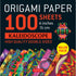 100 Sheets Kaleidoscope Patterns Origami Paper