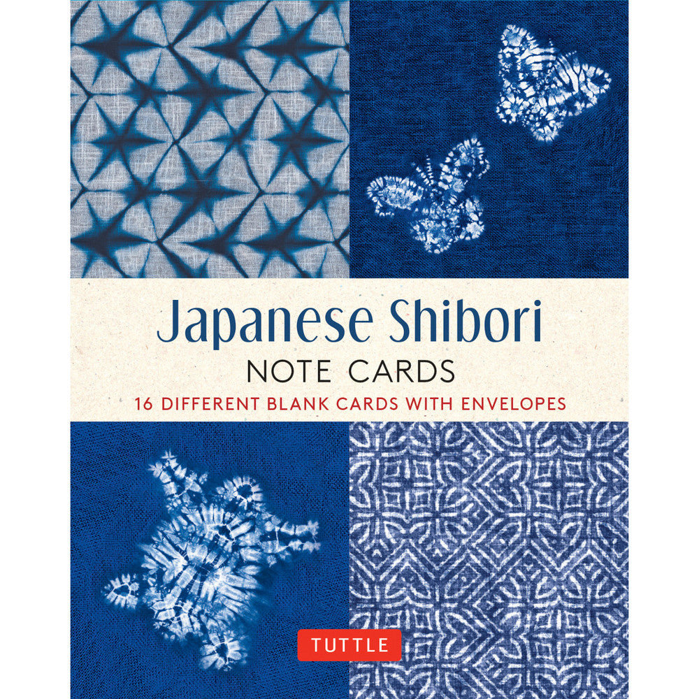 Japanese Shibori Pattern Note Cards