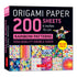 200 Sheets Rainbow Pattern Origami Paper