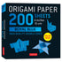 200 Sheets Royal Blue Duo Origami Paper