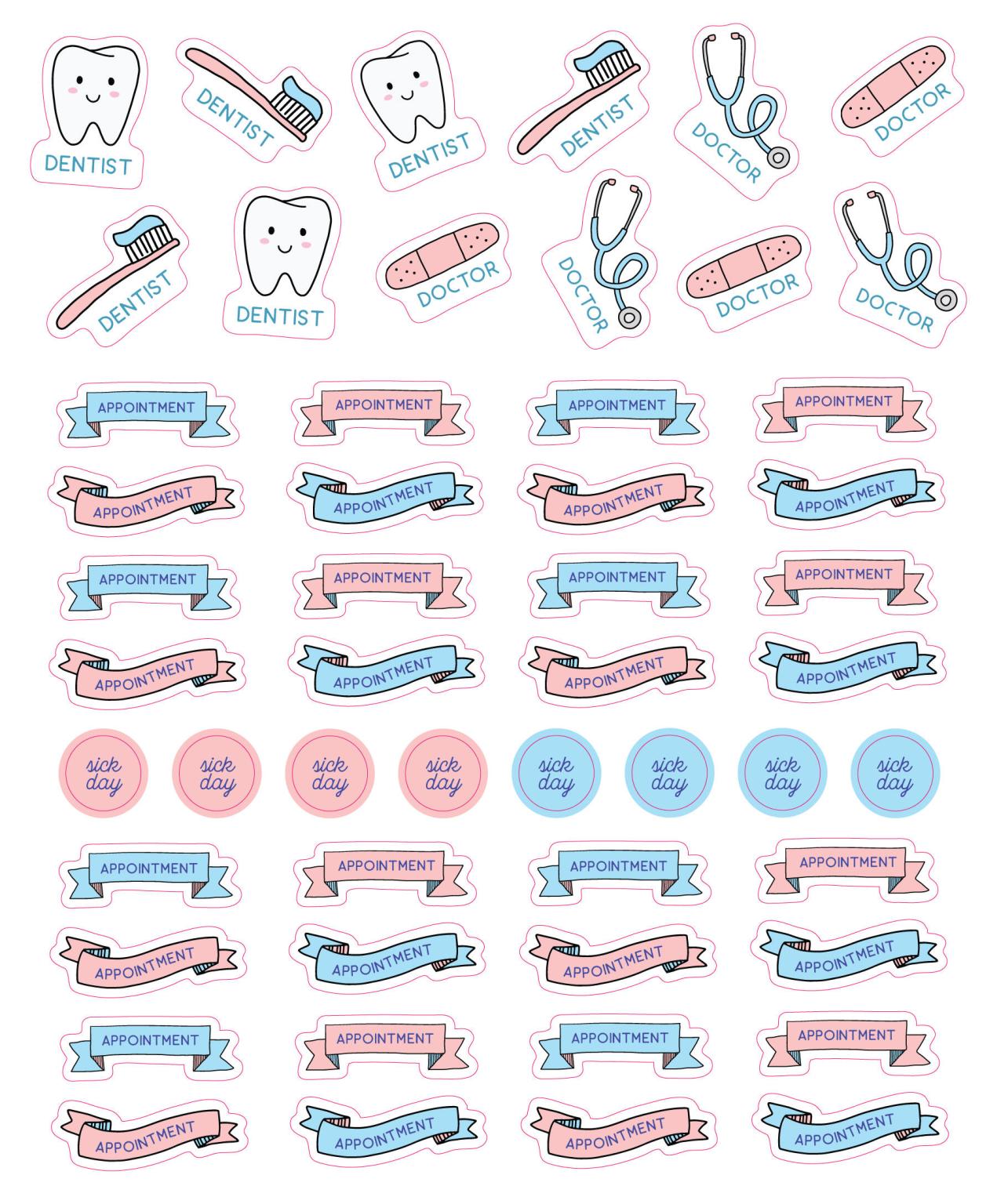 So. Many. Planner. Stickers.