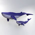3D Papercraft Art Kit - Whale