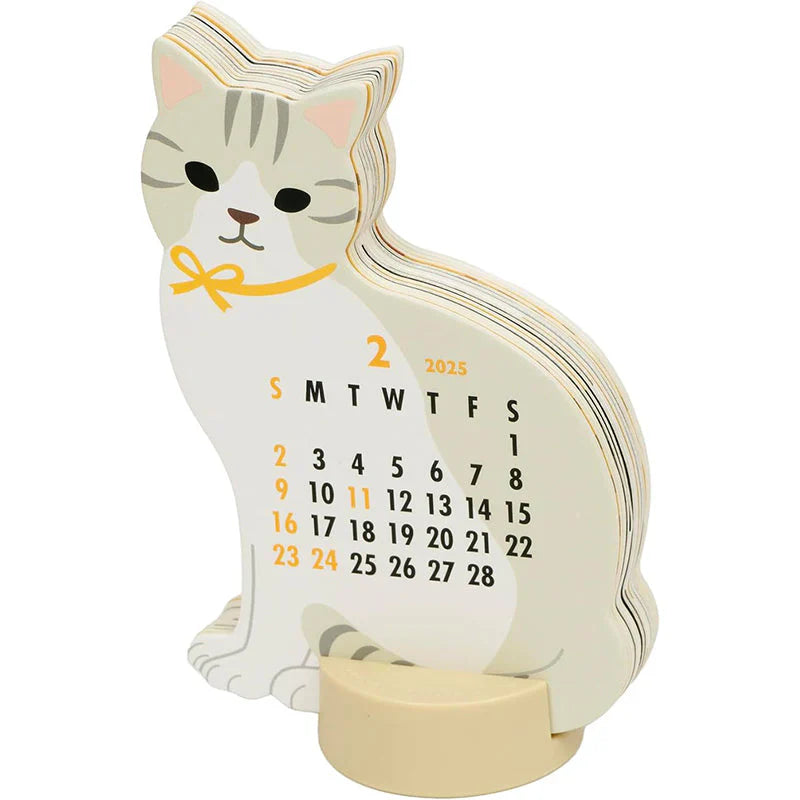 Diecut Calendar - Cat