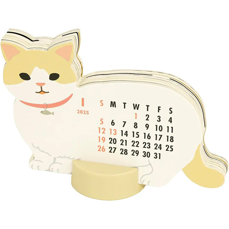 Diecut Calendar - Munchkin Cat