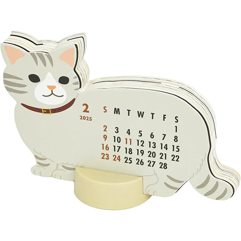 Diecut Calendar - Munchkin Cat