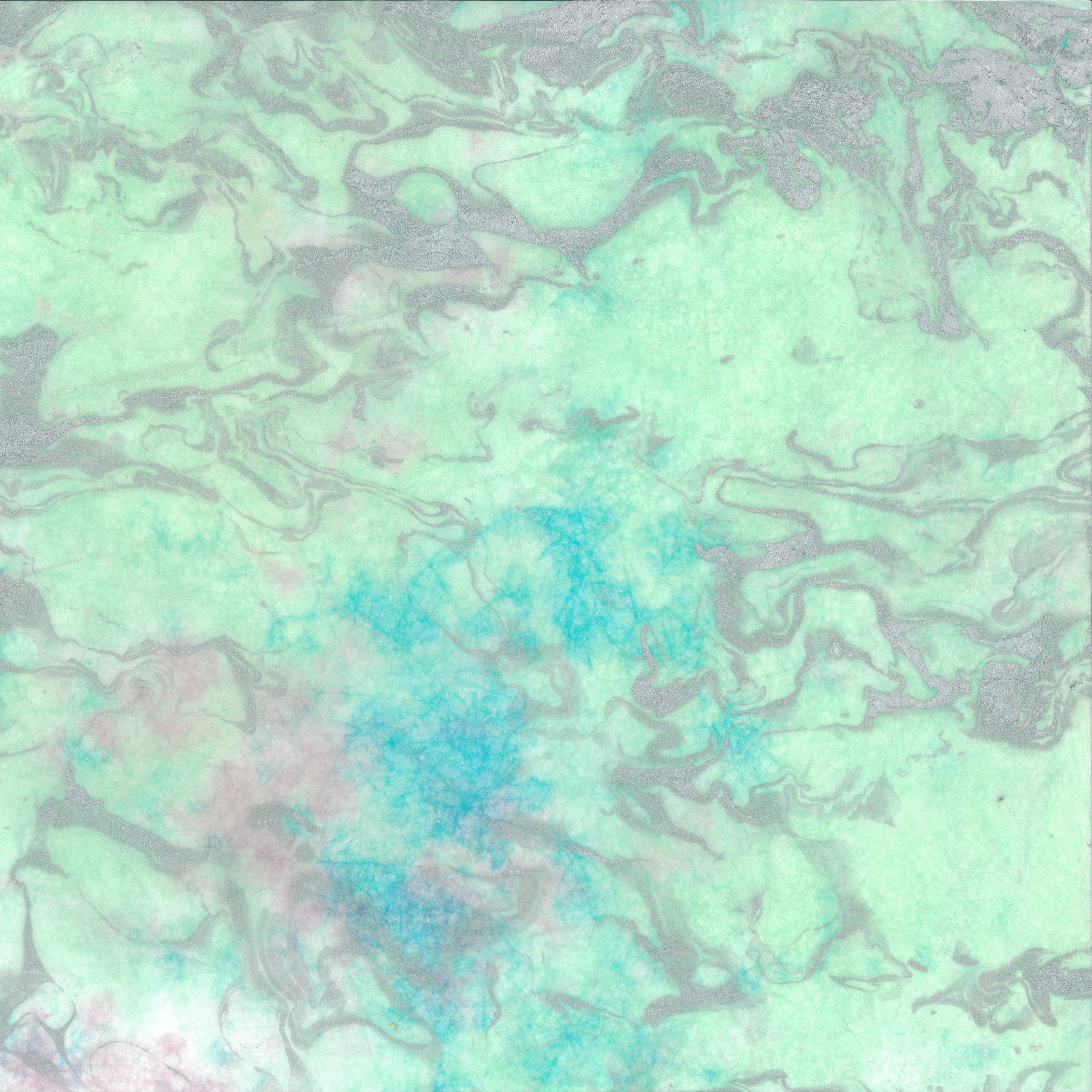 Marbled Momigami Square w/ Methyl Cellulose Treatment
