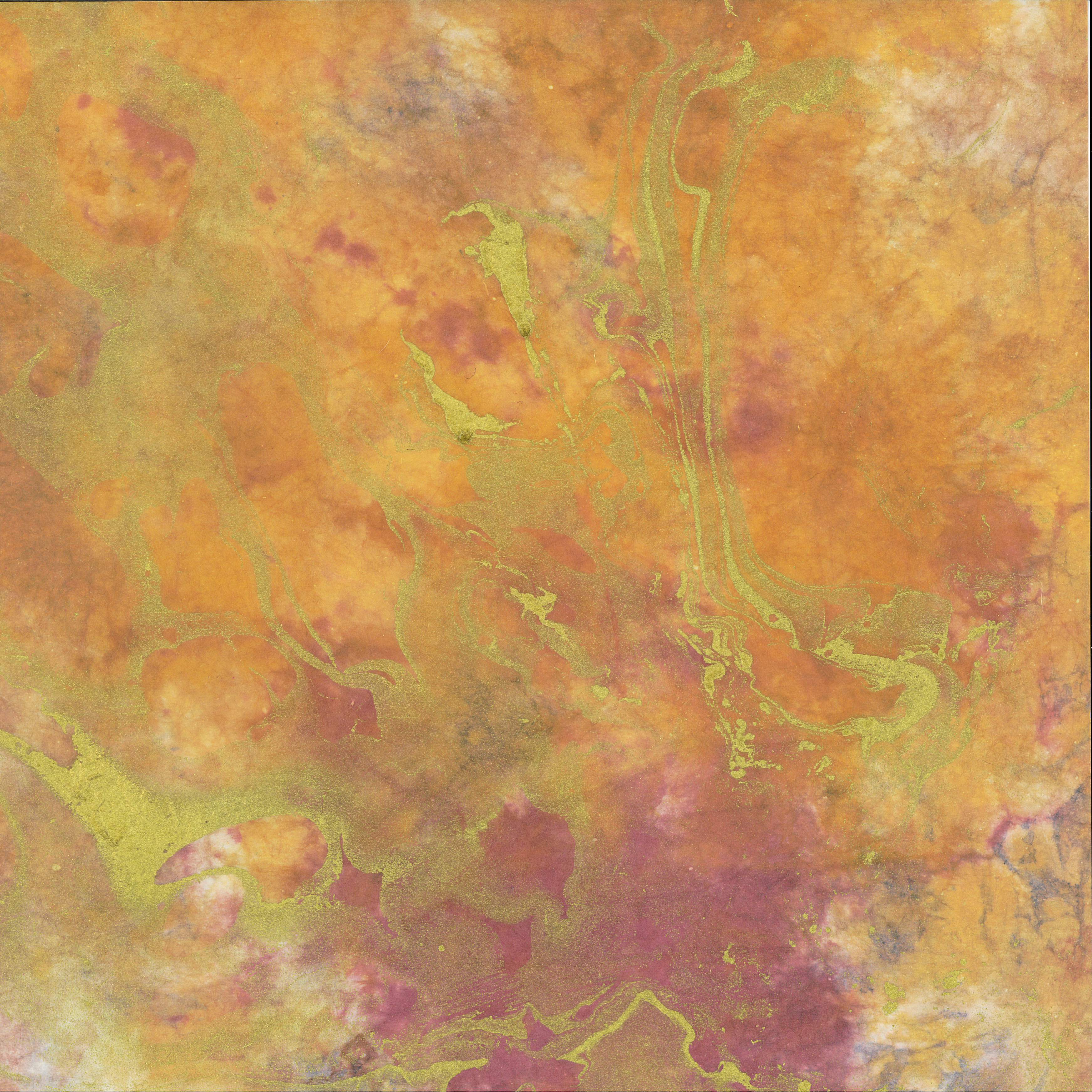 Marbled Momigami Square w/ Methyl Cellulose Treatment
